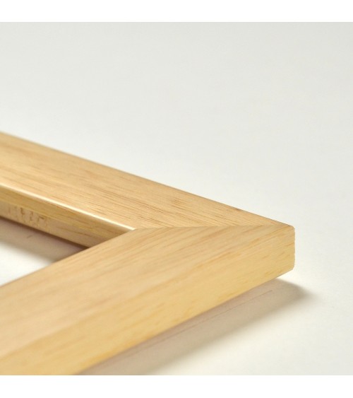 Cadre en bois large (3 cm) mat. 4 coloris disponibles.