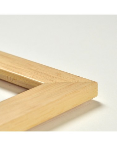Cadre en bois large (3 cm) mat. 4 coloris disponibles.