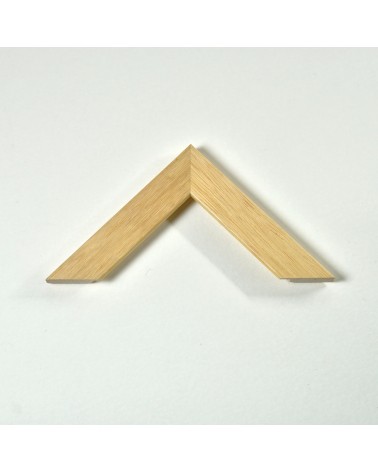 Cadre en bois large (3 cm) mat. 4 coloris disponibles.