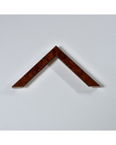 Cadre loupe d’orme, largeur moyenne (2 cm).