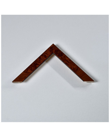 Cadre loupe d’orme, largeur moyenne (2 cm).