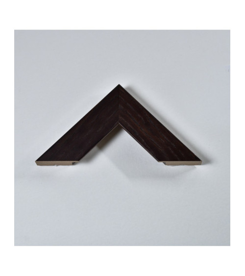 Cadre en chêne marron avec veines apparentes