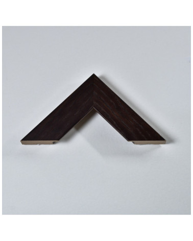 Cadre en chêne marron avec veines apparentes