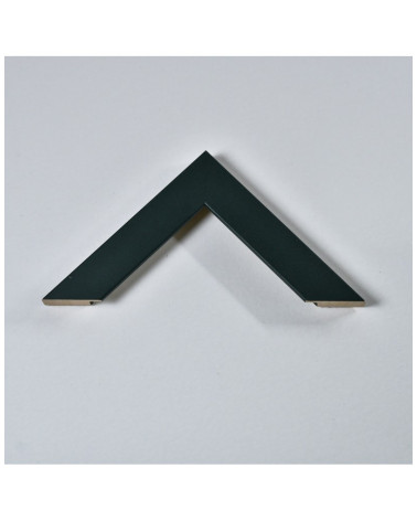Cadre plat, de couleur vert foncé.