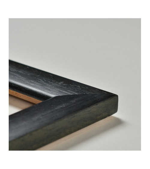Cadre en bois avec veinage apparent, largeur moyenne
