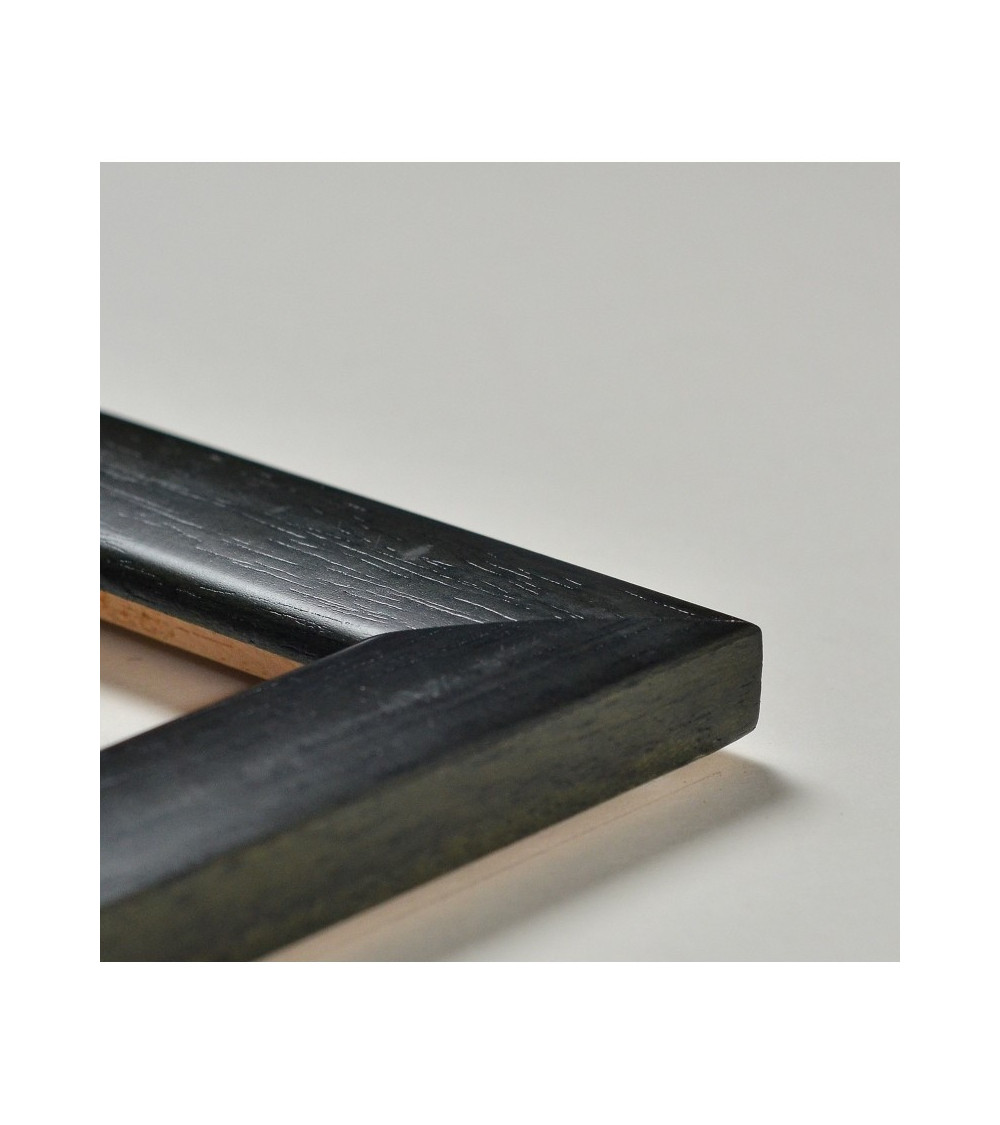 Cadre en bois avec veinage apparent, largeur moyenne