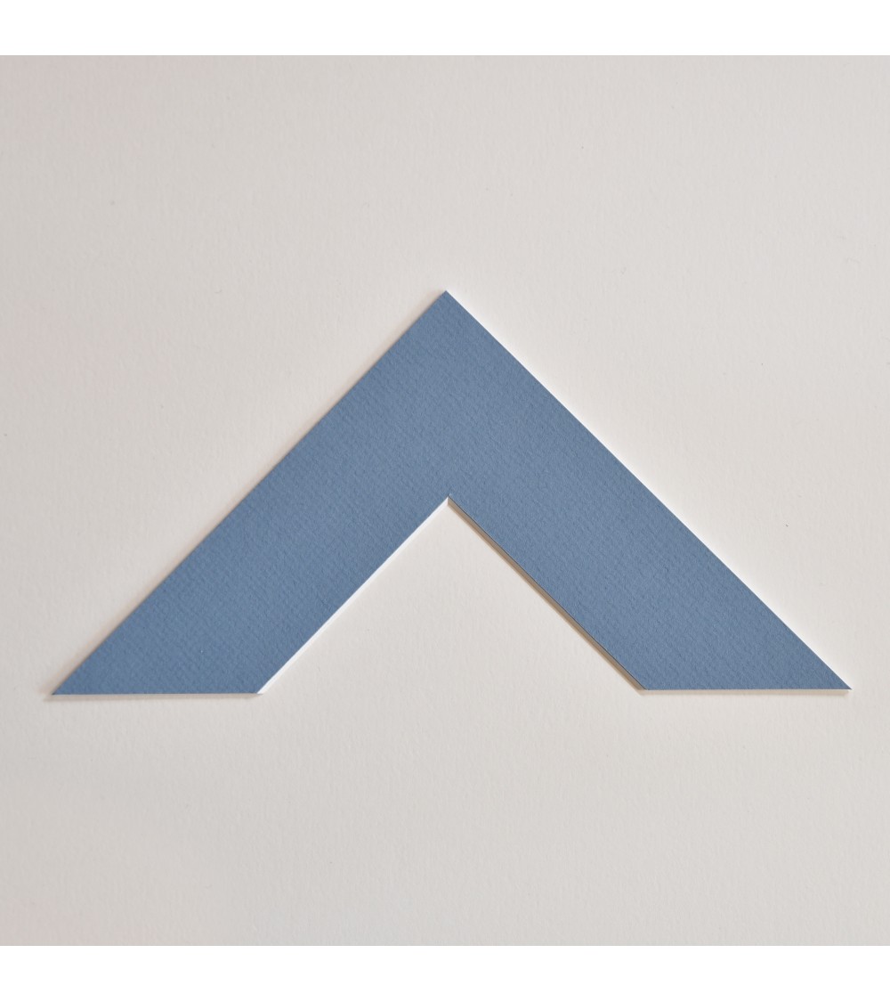 passe-partout bleu ardoise