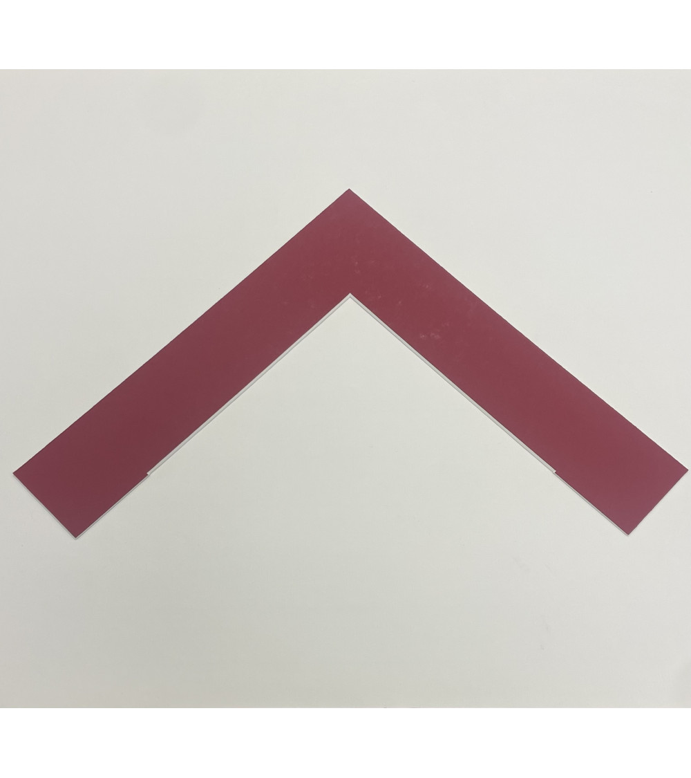 Passe-partout rouge foncé