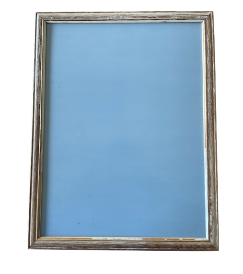 Baguette blanc cérusé 30X40