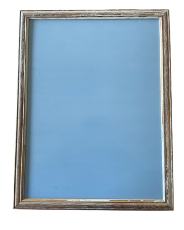 Baguette blanc cérusé 30X40