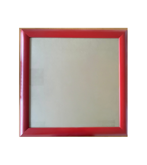 Baguette bombé rouge 70x70