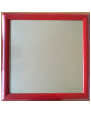 Baguette bombé rouge 70x70