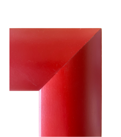 Baguette bombé rouge 70x70